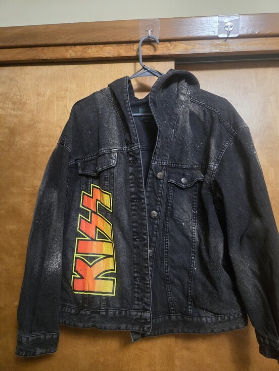 Upcycled Jackets & Blazers - KISS End of the Road Jacket — Upcycled Black Denim, Band Merch. Jacket5